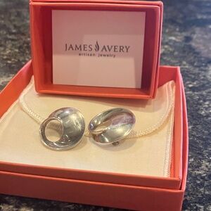 James Avery Polished Sterling Silver Sculptural pierced retired gorgeous
